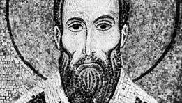 St. Basil, detail of a mosaic, 12th century; in the Palatine Chapel, Palermo, Sicily, Italy.