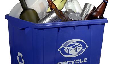 recycling bin