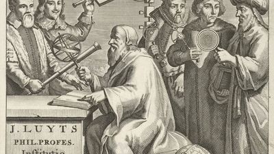 Six astronomers, after Gerard Hoet (1692)