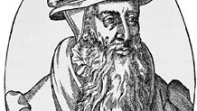John Knox, engraving from Icones, by T. Beza, 1580.