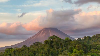 Arenal Volcano in northwestern Costa Rica in the province of Alajuela.