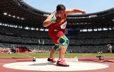 Gong Lijiao at the Tokyo 2020 Olympic Games
