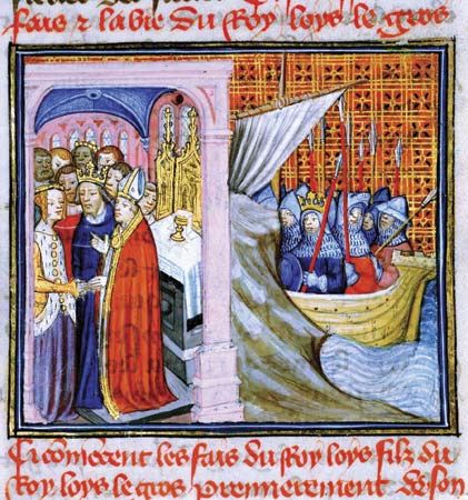 Louis VII of France and Eleanor of Aquitaine