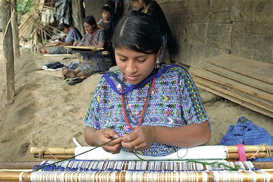 Maya weaving