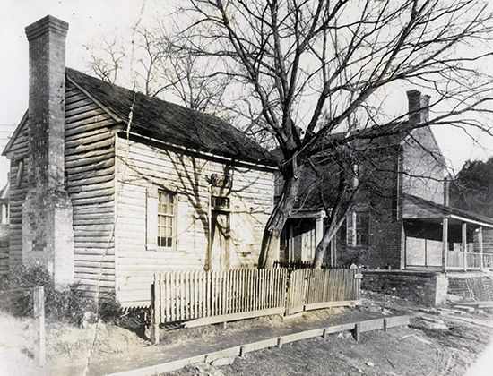 Andrew Johnson: tailor shop