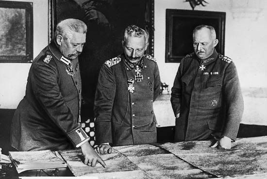 German leaders, World War I