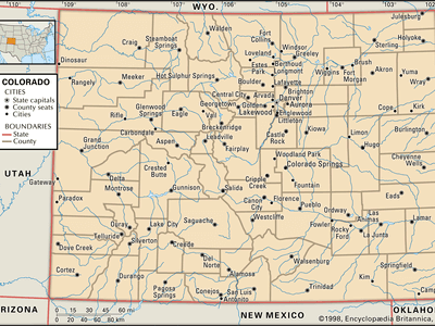 map of Colorado