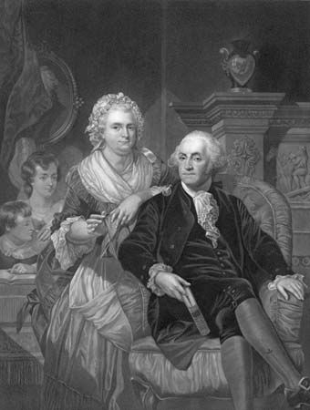 George and Martha Washington