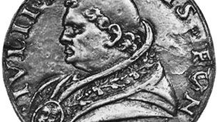 Medallion depicting Pope Julius II