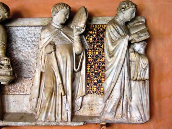 Tomb of Riccardo Annibaldi (detail)
